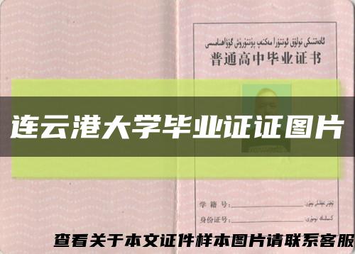 连云港大学毕业证证图片缩略图