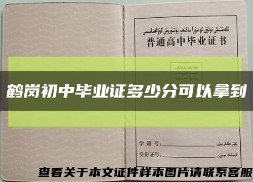 鹤岗初中毕业证多少分可以拿到缩略图