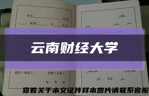 云南财经大学缩略图