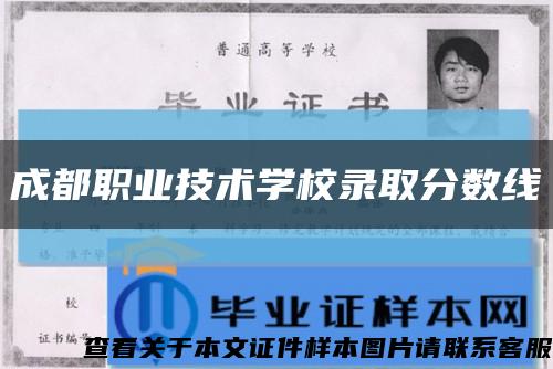 成都职业技术学校录取分数线缩略图
