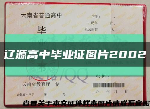 辽源高中毕业证图片2002缩略图