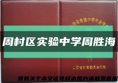 周村区实验中学周胜海缩略图