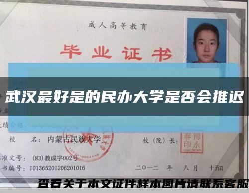 武汉最好是的民办大学是否会推迟缩略图