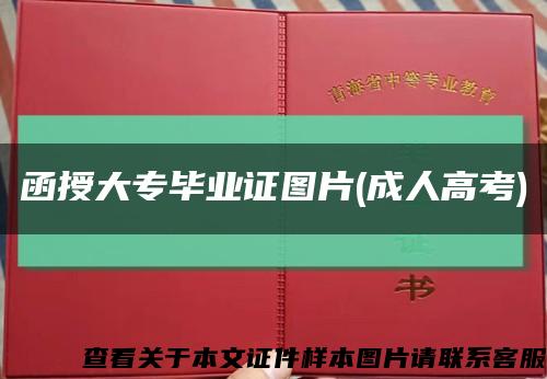 函授大专毕业证图片(成人高考)缩略图