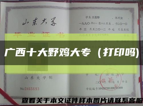 广西十大野鸡大专（打印吗)缩略图