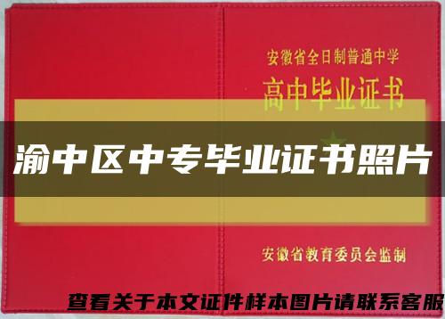 渝中区中专毕业证书照片缩略图