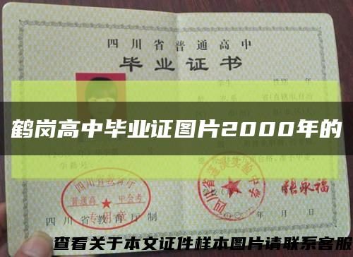 鹤岗高中毕业证图片2000年的缩略图