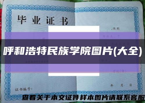 呼和浩特民族学院图片(大全)缩略图