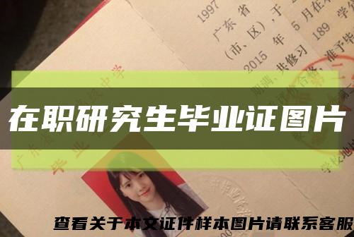 在职研究生毕业证图片缩略图