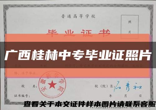 广西桂林中专毕业证照片缩略图