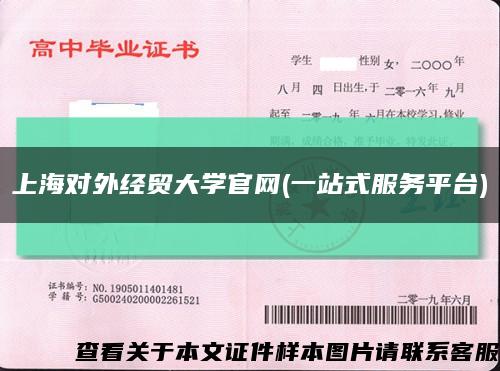 上海对外经贸大学官网(一站式服务平台)缩略图
