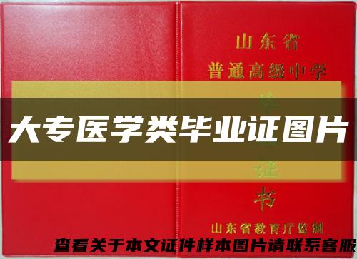 大专医学类毕业证图片缩略图