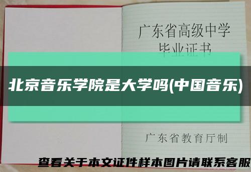 北京音乐学院是大学吗(中国音乐)缩略图