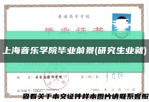 上海音乐学院毕业前景(研究生业就)缩略图