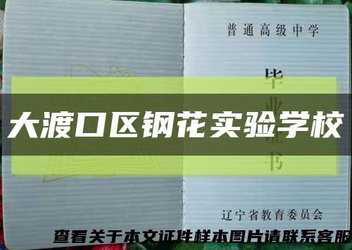 大渡口区钢花实验学校缩略图