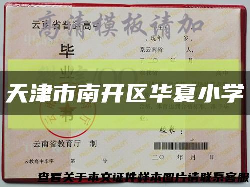 天津市南开区华夏小学缩略图