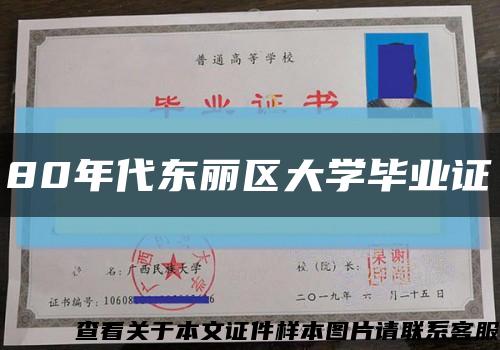 80年代东丽区大学毕业证缩略图