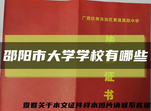 邵阳市大学学校有哪些缩略图