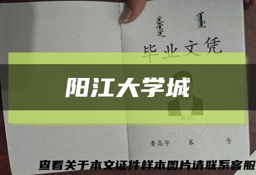 阳江大学城缩略图