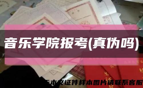 音乐学院报考(真伪吗)缩略图