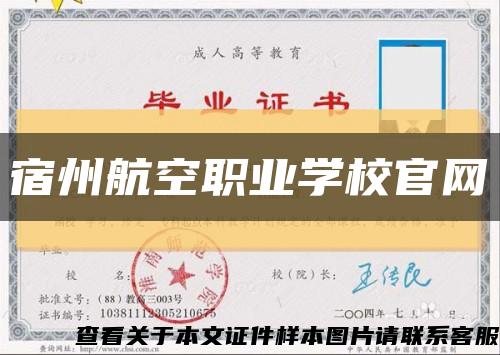 宿州航空职业学校官网缩略图