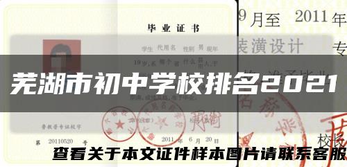 芜湖市初中学校排名2021缩略图