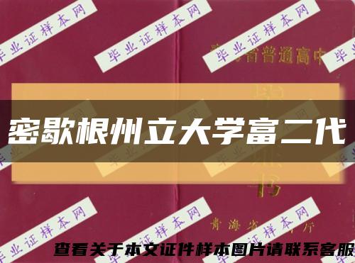 密歇根州立大学富二代缩略图