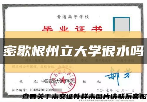 密歇根州立大学很水吗缩略图