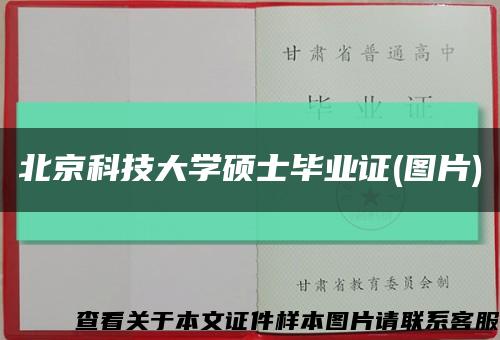 北京科技大学硕士毕业证(图片)缩略图