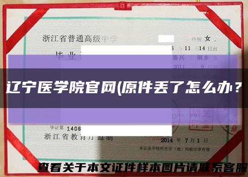 辽宁医学院官网(原件丢了怎么办？缩略图