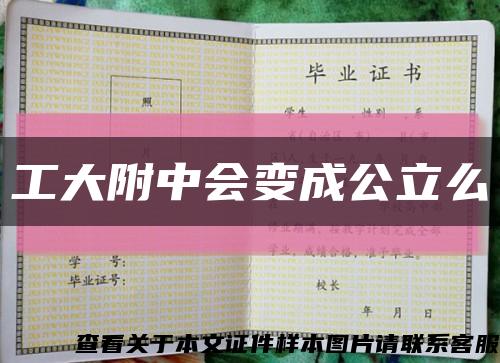 工大附中会变成公立么缩略图