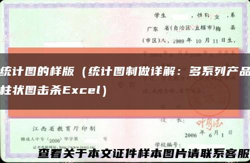 统计图的样版（统计图制做详解：多系列产品柱状图击杀Excel）缩略图