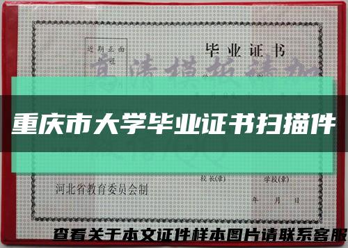 重庆市大学毕业证书扫描件缩略图