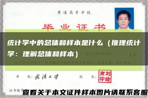 统计学中的总体和样本是什么（推理统计学：理解总体和样本）缩略图