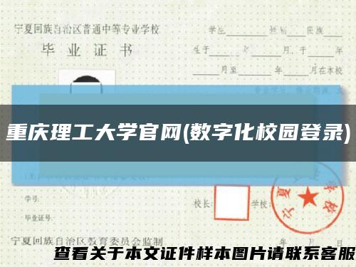 重庆理工大学官网(数字化校园登录)缩略图