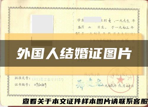 外国人结婚证图片缩略图