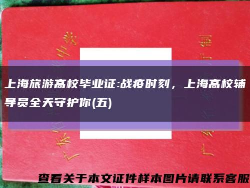 上海旅游高校毕业证:战疫时刻，上海高校辅导员全天守护你(五)缩略图