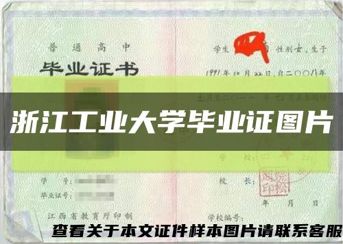 浙江工业大学毕业证图片缩略图