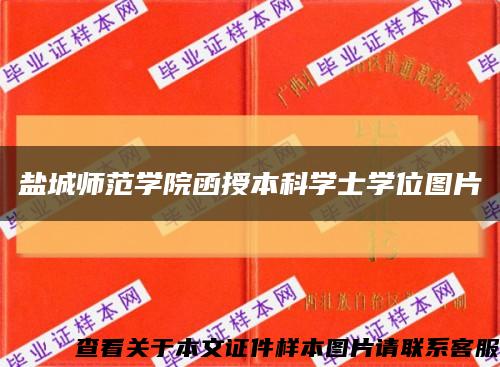 盐城师范学院函授本科学士学位图片缩略图