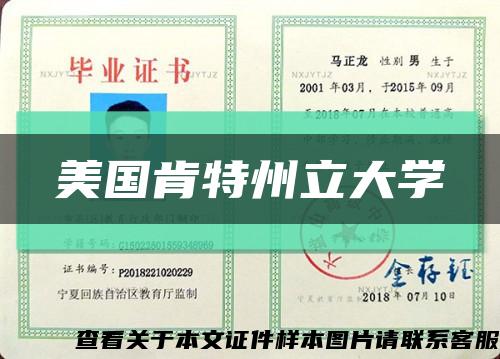 美国肯特州立大学缩略图