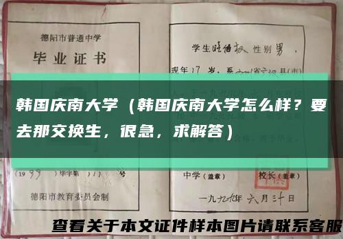 韩国庆南大学（韩国庆南大学怎么样？要去那交换生，很急，求解答）缩略图