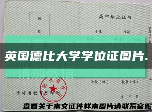 英国德比大学学位证图片.缩略图