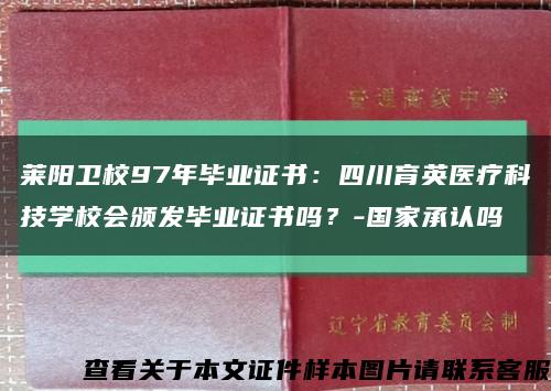 莱阳卫校97年毕业证书：四川育英医疗科技学校会颁发毕业证书吗？-国家承认吗缩略图