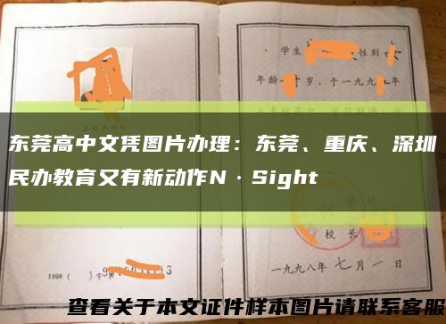东莞高中文凭图片办理：东莞、重庆、深圳民办教育又有新动作N·Sight缩略图