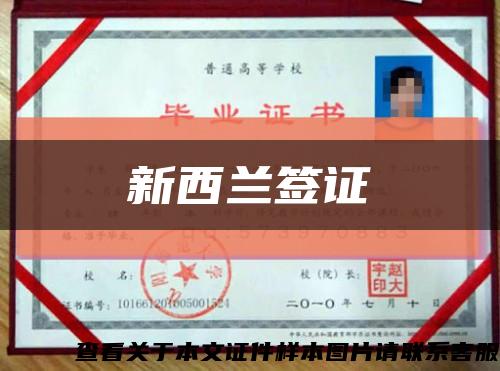 新西兰签证缩略图