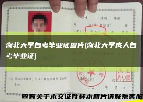 湖北大学自考毕业证图片(湖北大学成人自考毕业证)缩略图