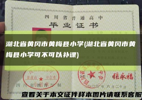 湖北省黄冈市黄梅县小学(湖北省黄冈市黄梅县小学可不可以补课)缩略图