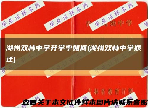 湖州双林中学升学率如何(湖州双林中学搬迁)缩略图