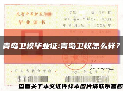 青岛卫校毕业证:青岛卫校怎么样？缩略图