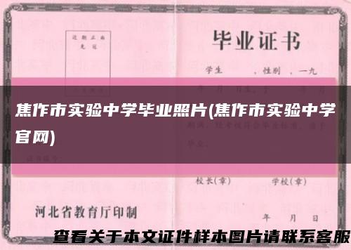 焦作市实验中学毕业照片(焦作市实验中学官网)缩略图